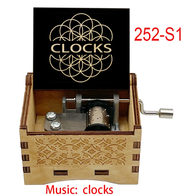 boîte à horloges décorative