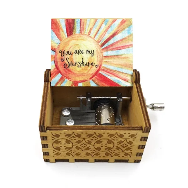 boîte à musique bois artisanale