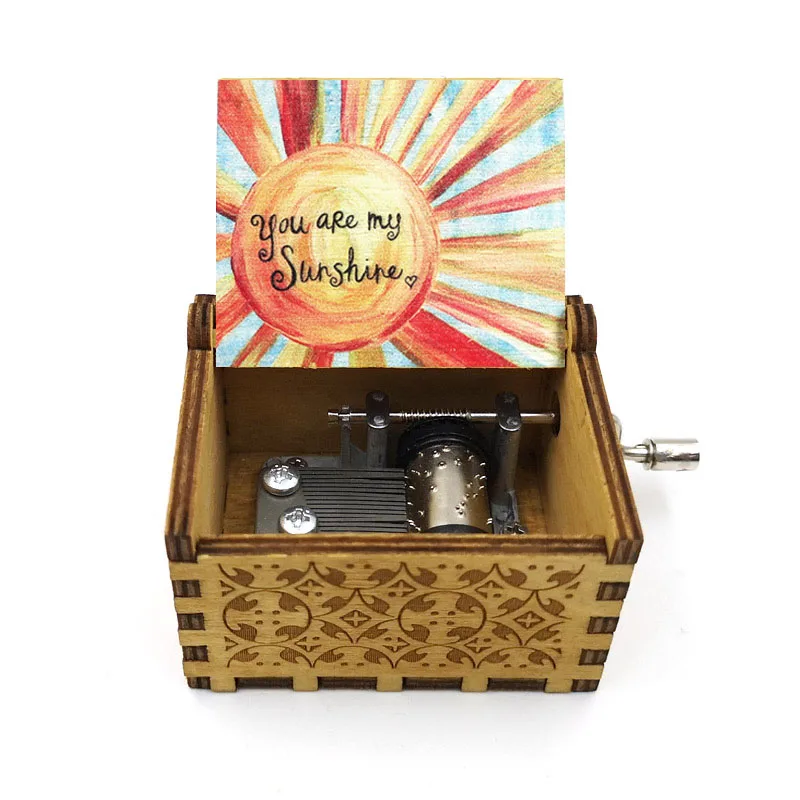 boîte à musique bois artisanale